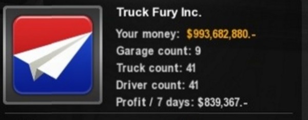 American Truck Simulator Savegame (Level And Money)