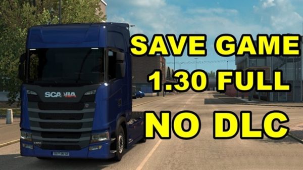 ETS 2 1.30.x Full Savegame (No DLC)