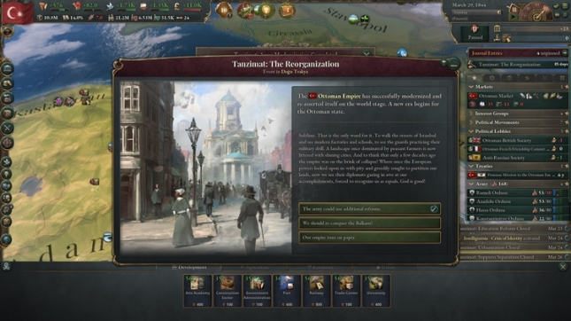 Victoria 3 Fast Start - Ottomans (Sick Man of Europe Mission Completed)